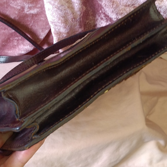 Patricia Nash Leather/Fur Crossbody - Picture 5 of 11